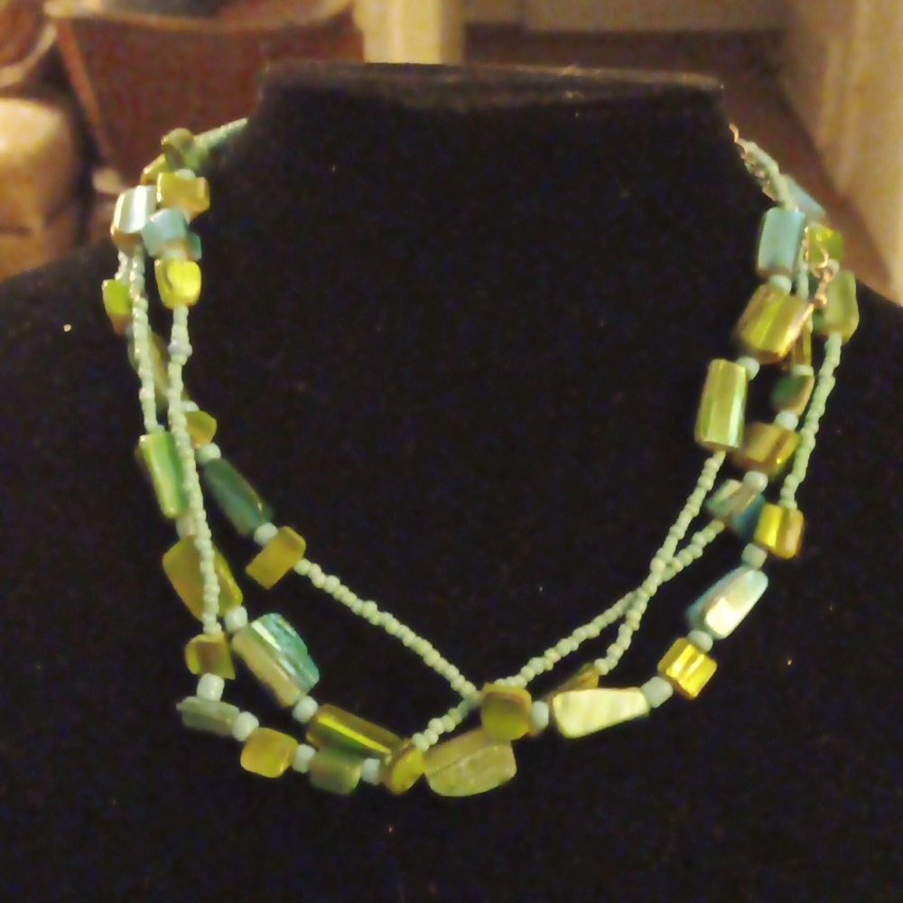 Green and Turquoise Necklace